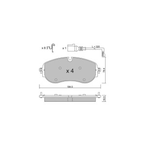 GT2i Club Front brake pads for VOLKSWAGEN ID.5 (E39) GTX 4motion 340cv 2021-07-01-