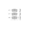 Pastiglie freno anteriori GT2i Club per DACIA Spring 218i 136cv 2020-10-01-