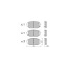 Pastiglie freno anteriori GT2i Club per KIA Sportage V (NQ5) 1.6 T-GDi Combined Plug-in Hybrid 266cv 2021-09-01-