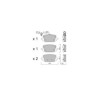 Pastiglie freno posteriori GT2i Club per MERCEDES BENZ EQT 200 (420.893) 2.5 Hybrid 185cv 2023-01-01-