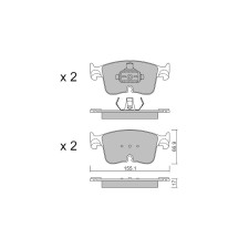 Plaquettes de frein GT2i Club Avant pour VOLKSWAGEN Tiguan III (CT1) 1.5 TSI eHybrid 272cv 2023-09-01-