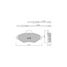 Pastiglie freno anteriori GT2i Club per CITROEN Xantia (X1_, X2_) 2.0 i 16V 153cv 1993-03-01-2003-04-01