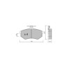 Plaquettes de frein GT2i Club Avant pour AUDI 80 V (8C2, B4) 2.0 20 V 161cv 1991-09-01-1994-12-01