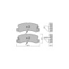 GT2i Club Rear brake pads for TOYOTA Corolla IV Liftback (_E9_) 3.5 V8 32V Turbo 354cv 1987-01-01-1997-04-01