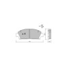 Pastiglie freno anteriori GT2i Club per TOYOTA Carina III E (_T19_) 2.0 GTi 16V (ST191_) 176cv 1992-04-01-1998-12-01