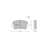 Pastiglie freno anteriori GT2i Club per RENAULT 20 (127_) 2.4 16V 143cv 1975-10-01-1983-12-01