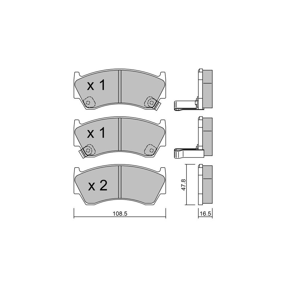 Plaquettes de frein GT2i Club Avant pour NISSAN Almera I (N15) 1.6 111cv 1995-07-01-2000-09-01 - GT-PC2860 - 3666618584522