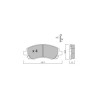 Pastiglie freno anteriori GT2i Club per SUBARU Impreza I Coupe (GFC) 2.0 16V AWD 251cv 1993-01-01-2000-12-01