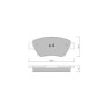 GT2i Club Front brake pads for FIAT Idea (350_) 1.4 16V 96cv 2003-12-01-