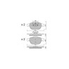 Pastiglie freno anteriori GT2i Club per RENAULT Grand Scenic II (JM0/1_) 2.0 16V Turbo (JM0W) 164cv 2004-04-01-