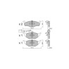 GT2i Club Front brake pads for AUDI A2 (8Z0) 1.8 T 20V 150cv 2000-02-01-2005-08-01