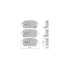 GT2i Club Front brake pads for TOYOTA MR 2 III 1.8 16V VT-i 1999-07 - Brake calipers Akebono 