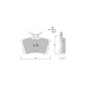 Pastiglie freno posteriori GT2i Club per HONDA Accord VII Coupe (CM) 3.0 V6 (CM7) 245cv 2003-07-01-