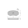 Plaquettes de frein GT2i Club Avant pour MAZDA 929 III (HC) 3.0 191cv 1987-05-01-1991-08-01