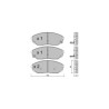 Bremsbeläge GT2i Club Avant für KIA Sorento I (JC) 3.8 4WD 267cv 2002-08-01-