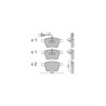 Pastiglie freno anteriori GT2i Club per VOLKSWAGEN Sharan I (7M8, 7M9, 7M6) 1.8 T 20V 150cv 1995-09-01-