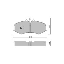 Bremsbeläge GT2i Club Avant für MERCEDES BENZ V-Klasse I (638/2) V 280 (638.244, 638.294) 175cv 1996-09-01-2003-07-01 Bremsbeläge GT2i Club Avant für MERCEDES BENZ V-Klasse I (638/2) V 280 (638.244, 638.294) 175cv 1996-09-01-2003-07-01
