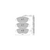 GT2i Club Front brake pads for FIAT Bravo II (198_) 2.4 20V (192_XD1A, 192AXD12) 170cv 2006-11-01-