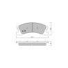 GT2i Club Front brake pads for JEEP Grand Cherokee II (WJ, WG) 4.7 V8 4x4 259cv 1998-09-01-2005-09-01