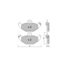 Pastiglie freno posteriori GT2i Club per RENAULT Laguna I (B56_, 556_) 3.0 24V (K56V) 191cv 1993-11-01-2002-08-01