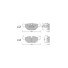 Plaquettes de frein GT2i Club Arrière pour BMW Serie 3 (E90-E91-E92-E93) 330i, 330d, 335i, 335d 2005-11 - Etriers de frein Ate 