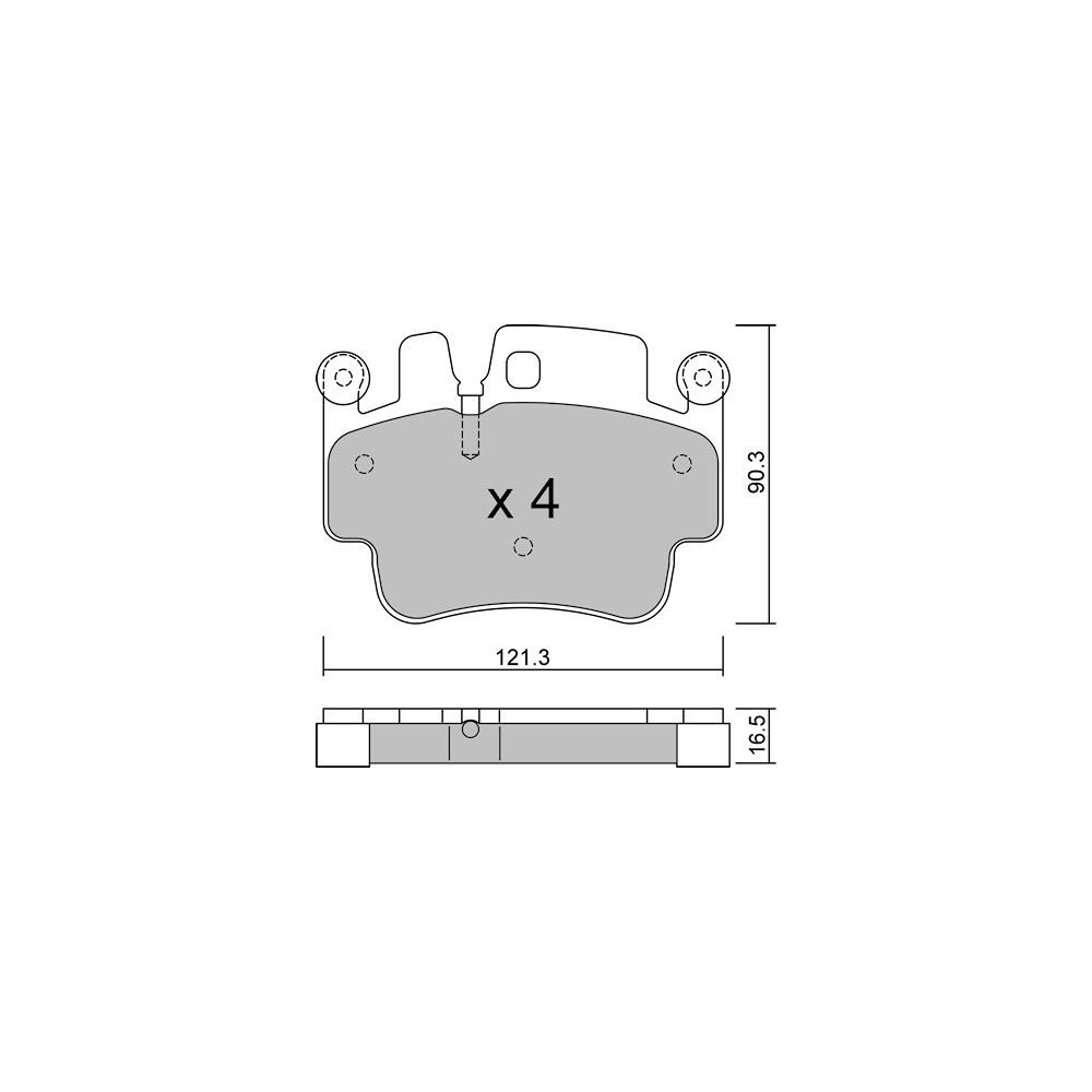 GT2i Club Front brake pads for PORSCHE 911 (996) 3.4 Carrera / 4 1998-05 - Brake calipers Brembo - GT-PC6730 - 3666618587707