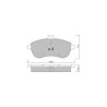 Plaquettes de frein GT2i Club Avant pour MERCEDES BENZ Classe C III (W204) C 300 4-matic (204.080) 252cv 2007-01-01-2014-07-01