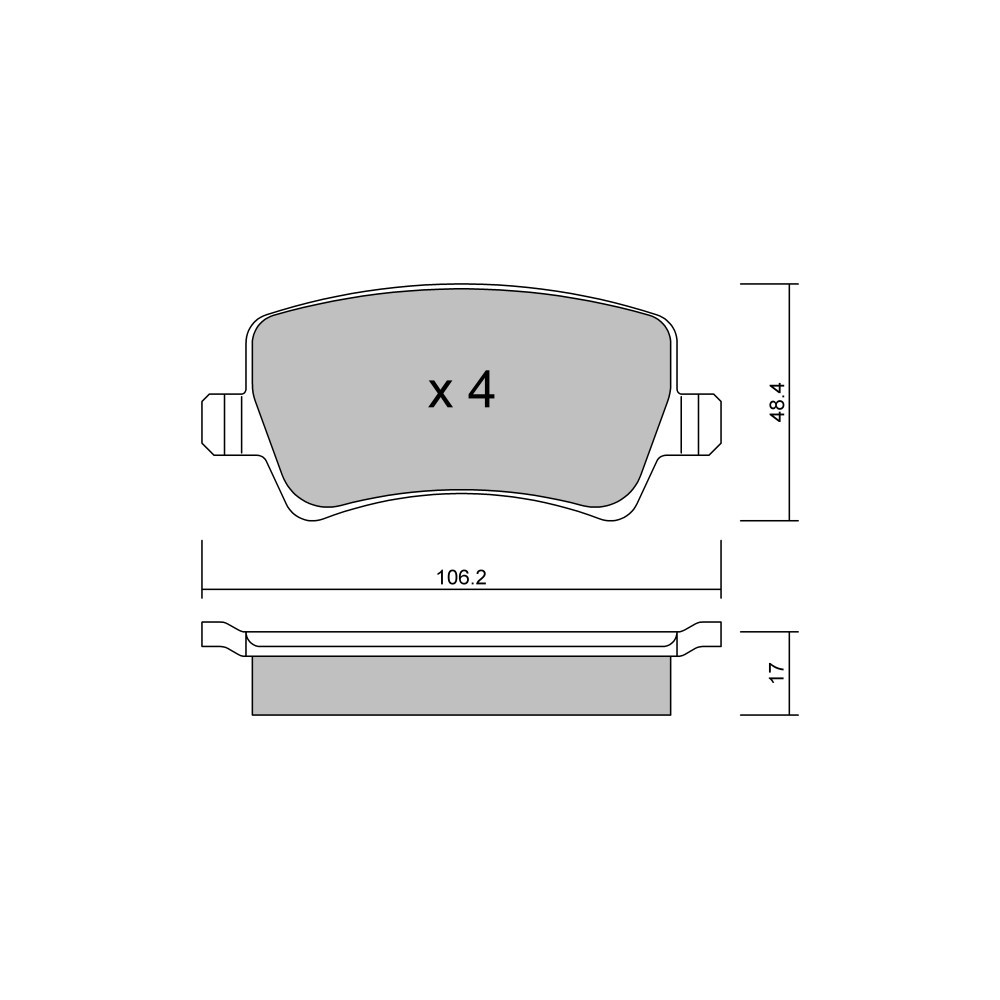 Plaquettes de frein GT2i Club Arrière pour VOLVO S80 II (124) 2.0 Polestar AWD 368cv 2006-03-01-2016-12-01 - GT-PC6920 - 3666618587950