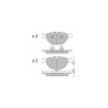 GT2i Club Front brake pads for BMW X5 I (E53) 760 i, LI 444cv 2000-01-01-2006-12-01