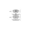 GT2i Club Front brake pads for AUDI A5 I (8T3) S5 quattro 354cv 2007-06-01-2017-01-01