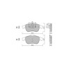 Pastiglie freno anteriori GT2i Club per RENAULT Latitude (L70_) 2.5 DCi 181cv 2010-07-01-