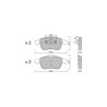 Pastiglie freno anteriori GT2i Club per RENAULT Latitude (L70_) 3.0 dCi 241cv 2010-07-01-