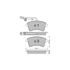 Pastiglie freno anteriori GT2i Club per RENAULT Kangoo II (KW0/1_) / Grand Kangoo 1.5 Blue dCi 115 116cv 2008-02-01-