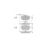 Pastiglie freno anteriori GT2i Club per ALFA ROMEO Giulietta III (940_) 1.4 TB (940FXA1A) 120cv 2010-04-01-2020-12-01