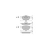 Plaquettes de frein GT2i Club Avant pour VOLVO V70 I (875, 876) 2.4 Turbo AWD 266cv 1995-12-01-2000-12-01