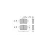 Pastiglie freno posteriori GT2i Club per ALFA ROMEO Giulietta III (940_) 2.0 JTDM 170cv 2010-04-01-2020-12-01