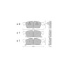 Plaquettes de frein GT2i Club Avant pour JEEP Grand Cherokee IV (WK, WK2) 3.6 V6 FlexFuel 4x4 286cv 2010-06-01-