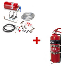 Feuerlöscher-Paket Sparco 4.25L + GT2i 2kg
