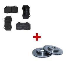 Pack freno dischi + pastiglie anteriori Renault Clio 3 RS