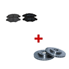 Pack freno dischi + pastiglie anteriori Peugeot 206 XS / S16