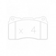 Pack freno dischi + pastiglier anteriori Mitsubishi Lancer Evo 5 / 6 / 7 / 8