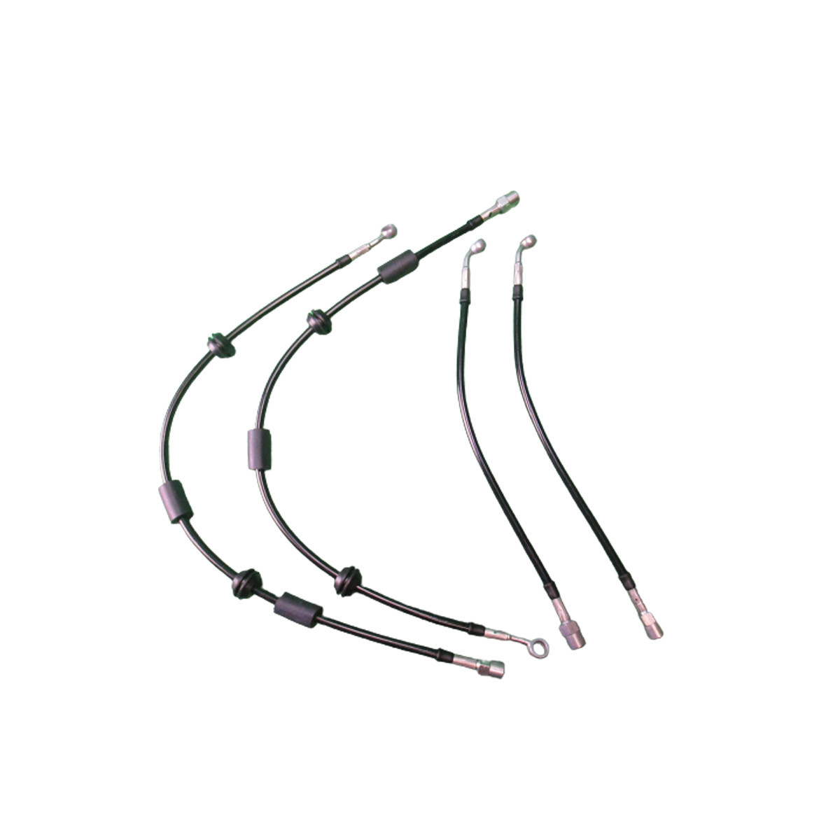Kit tubi freni VK2 anteriore Alpine A110 dopo 2018 nero - GT-VK-ALP1-AV.N