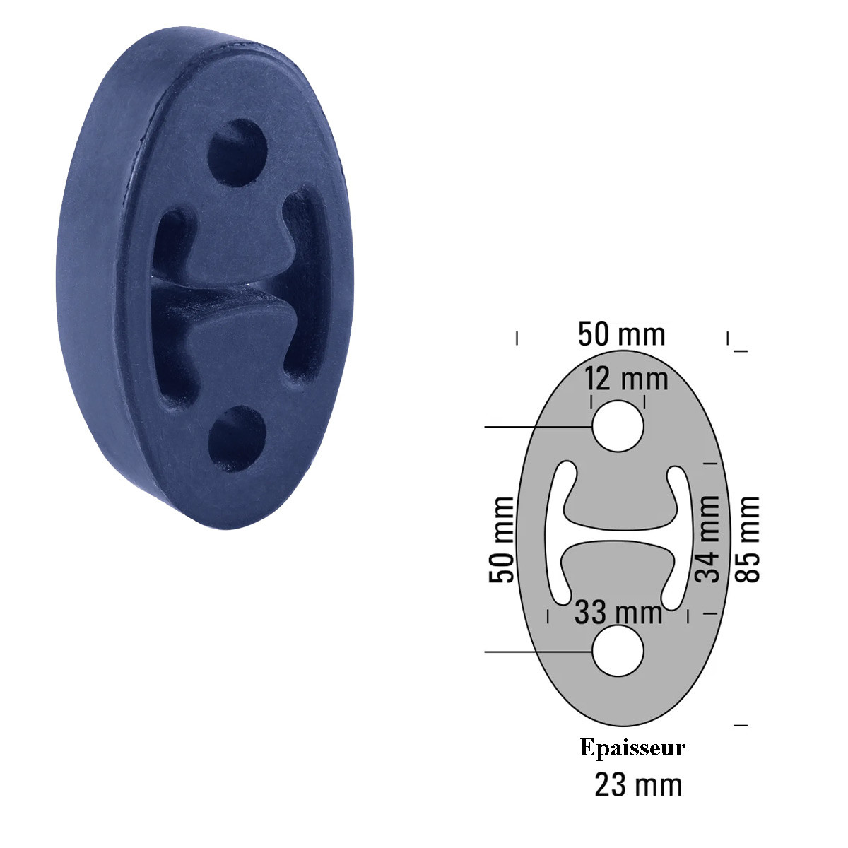 Silentbloc d'échappement 220°C Powersprint - PS-909920 - 909920 - 3661768257845