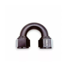 OBP 180° Female/Female rotating coupling JIC-JIC aluminium black