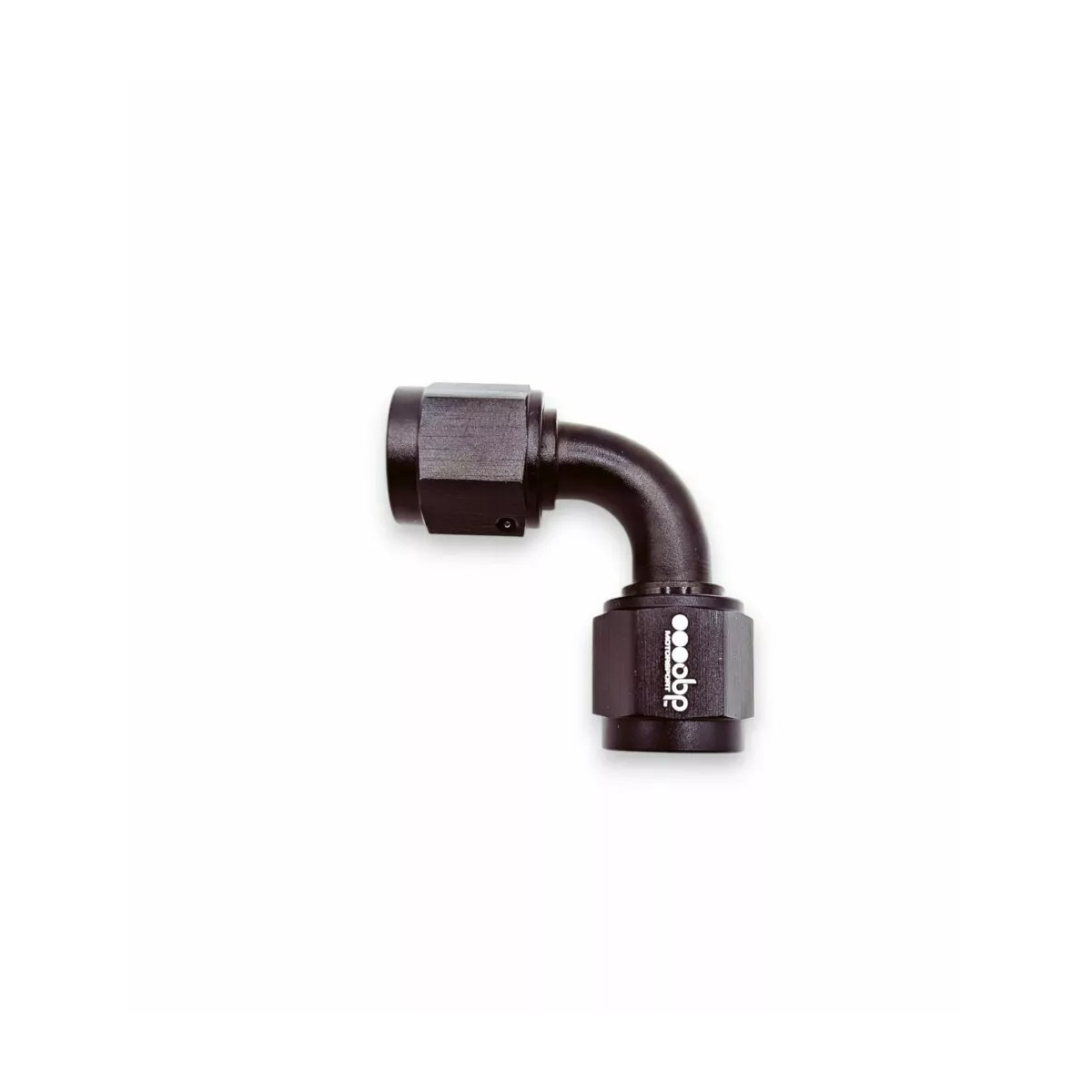 Giunto rotante 90° OBP femmina/femmina JIC-JIC alluminio Nero - OBP-COUFEM-90.D6 - OBP-FEM-6-90