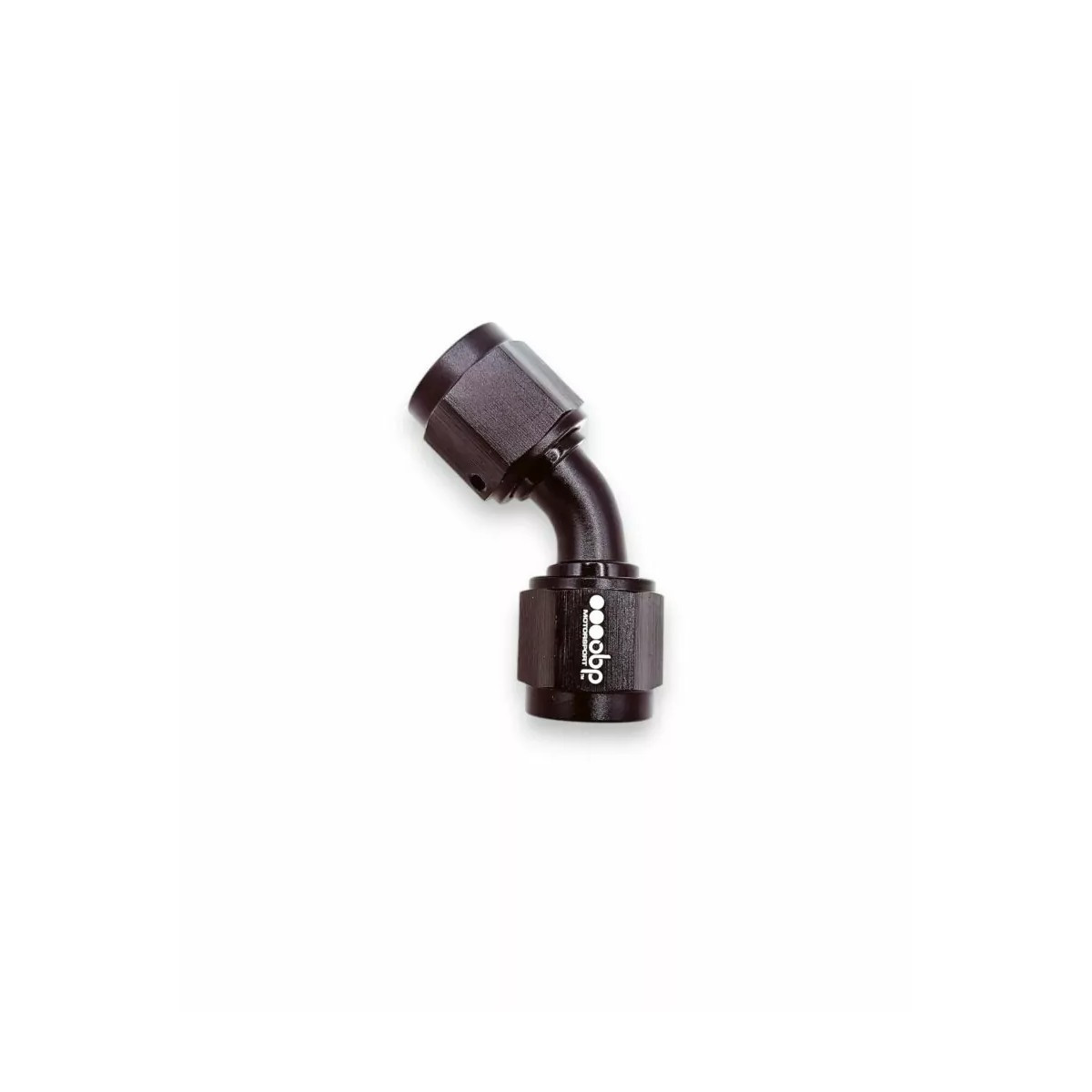Giunto rotante 45° OBP femmina/femmina JIC-JIC alluminio Nero - OBP-COUFEM-45.D6 - OBP-FEM-6-45