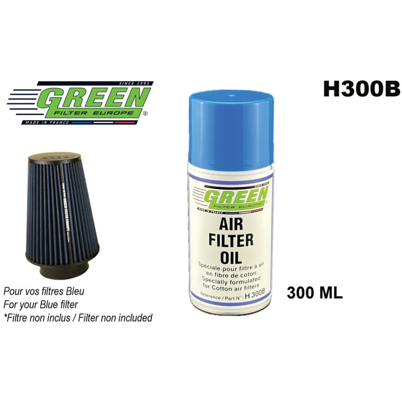 Schmierspray für Baumwollfilter GREEN FILTER - 0,3L - GR-H300C.B - H300B