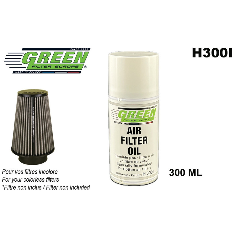 GREEN FILTER lubricating spray for cotton filters - 0.3L - GR-H300C.TRP - H300I