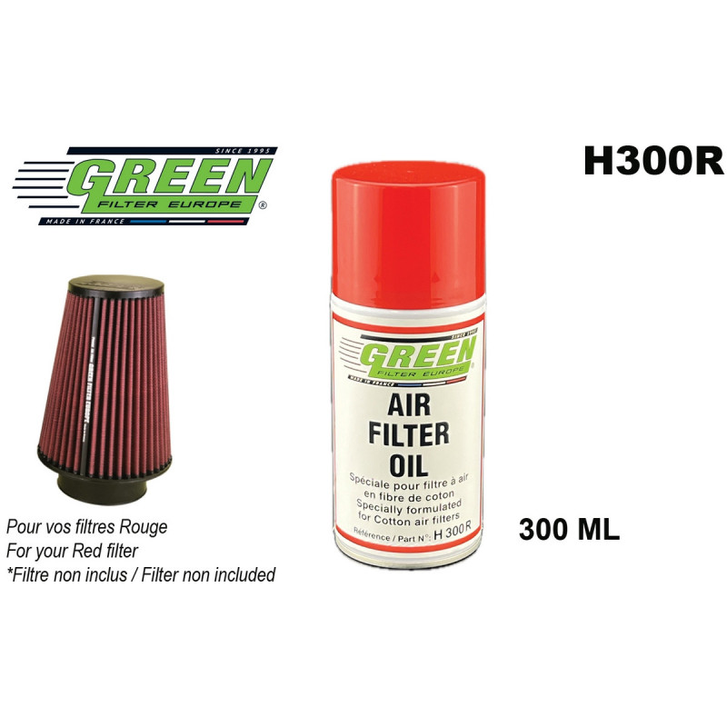 GREEN FILTER lubricating spray for cotton filters - 0.3L - GR-H300C.R - H300R