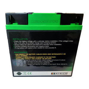 Lithium Battery 30A 165X122X162mm 2kg